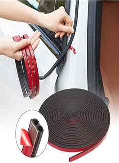 Buy 5M Universal Car Door Rubber Seal Strip B Shape Self Adhesive Automotive Weather Stripping for Car Window Soundproofing Door Engine Cover Noise Insulation in UAE