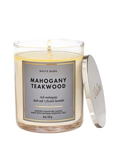 اشتري Mahogany Teakwood Signature Single Wick Candle في السعودية