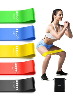 Buy Resistance band,Portable resistance bands for workout,Natural latex material,Heavy duty,5 different resistance levels,For Strength Training & Fitness Workouts, Pilates, Yoga Physical in UAE