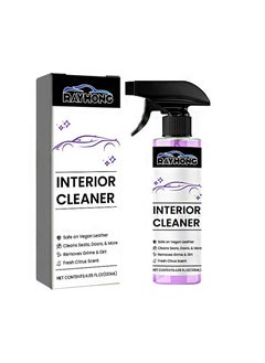 اشتري Car Interior Cleaner Auto Seat Cleaner 120ml Car Seat Cleaner Auto Interior Stain Removal Spray for Car Care في السعودية