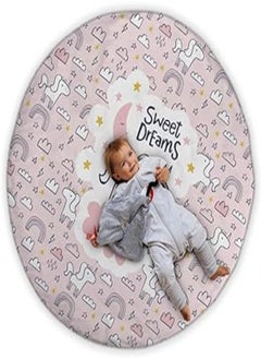 اشتري Mamas Gift Unicorn Sweet Dreams Play Mat, 140 cm Diameter, Pink في مصر