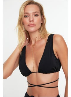 Buy Black Triangle Tie Bikini Top TBESS22BU0082 in Egypt