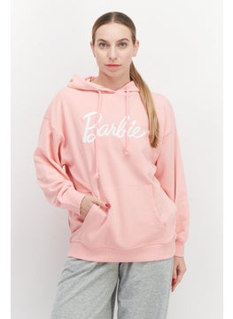 اشتري Women  Oversized Fit Hooded Sweatshirts, Pink في الامارات