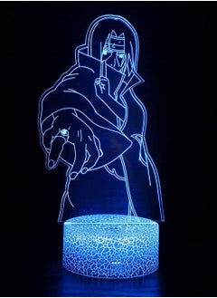 Buy 3D LED MultiColored Multicolor Night Light  Japan Anime Naruto Uchiha Series Theme Light  Hoom Decorate 7/16 Color Change Sensor Touch Table Lamp  USB Powered in UAE