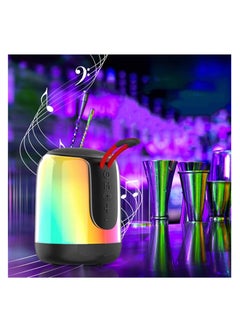 اشتري Wireless Bluetooth Speaker with Colorful Streamer, Portable Bluetooth Speaker, Support Storage Card (Not Included), Loud HD Stereo Sound, (Not Included), New Outdoor Speakers في الامارات