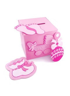 Buy 3D Version Baby Shower Wishing Well Card Box Decoration (Girl) in UAE