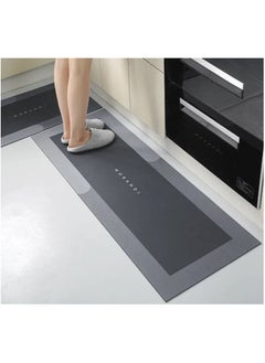 Buy Bathroom and kitchen mat, super absorbent, non-slip rubber mat, very stable on the floor, thick and heavy compressed rubber material, not available in the market. Available in rectangular shape, size 150*50 cm, multiple colors in Egypt