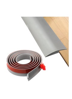 Buy Floor Rubber Transition Strip, Self Adhesive Carpet to Tile Transition Strip Edging Trim Strip for Threshold Transitions with a Height Less Than 5 mm/0.2in, Flexible Threshold Strips(3 Meters) in Saudi Arabia