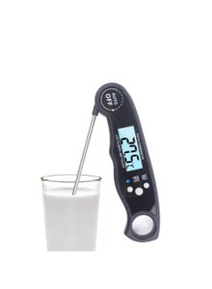 Buy Digital Food Thermometer LCD Screen Grill Waterproof Kitchen Thermometer Alarm Function in UAE