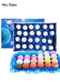 اشتري 24Pcs Bath Bombs Set for Girls and Women Luxury SPA Relax Vegan Fizzy Bath Bomb Set في الامارات