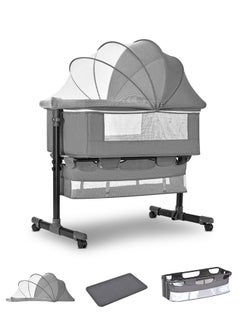 اشتري سرير جانبي للرضيع متعدد الوظائف قابل للطي، سرير محمول للأطفال الصغار في السعودية