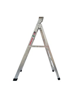 اشتري Dual Purpose Aluminum Ladder - Lightweight, Telescoping Ladder for Home, Office & Outdoor Use | 6 Steps Folding Ladder with Anti-Slip Design | Heavy-Duty Multi-Use Ladder | 1.8 Meters في الامارات