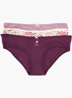 اشتري Pack of 3 Colored Bikini Panties في مصر