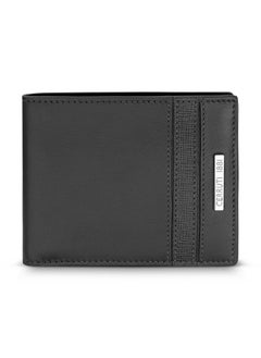 اشتري Pollock Black Bifold Genuine Leather Wallet For Men With 6 Card Slots 110 MM- CEPU06861M-BLK في الامارات