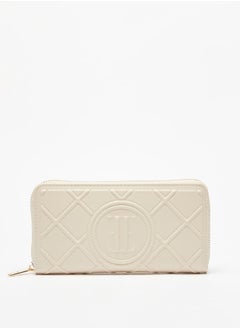 اشتري All-Over Quilted Zip Around Wallet في السعودية