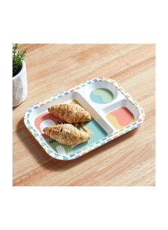 اشتري Playland Trinity Melamine Be Wild Partition Plate 28 x 21 cm في الامارات