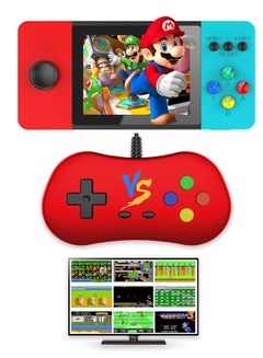 Buy Retro Handheld Game Console, 500 FC Games, 3.5" Screen, 1200mAh Battery Portable Video Game Console, Protective EVA Case, Support Two Players & TV Connection, Gifts for Your Boys Girls in Saudi Arabia