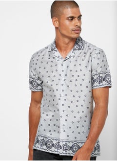 Buy Murph Printed Slim Fit Shirt in UAE