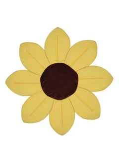 Buy Blooming Sunflower Comfortable Plush Baby Bath Seat Flower Shaped Bathtub in Saudi Arabia