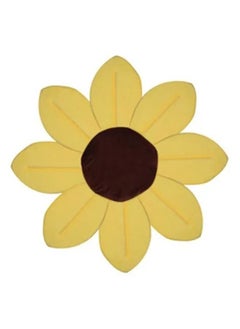 اشتري Blooming Sunflower Comfortable Plush Baby Bath Seat Flower Shaped Bathtub في السعودية