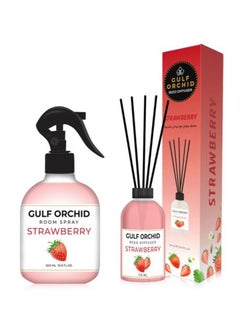 Buy ROOM SPRAY STRAWBERRY  500 ml + REED DIFFUSER STRAWBERRY 110 ml in Saudi Arabia