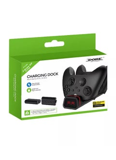 Buy Dobe Dual Controller Charging Dock & Battery Pack - Black (Xbox Series) in Egypt