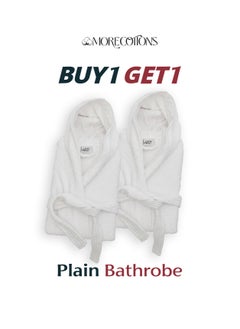 Buy More cottons 2 plain bathrobe in Egypt