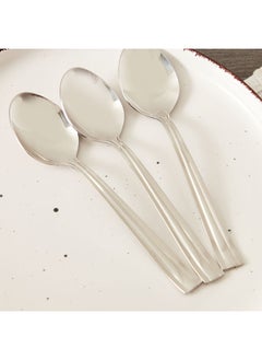 Buy Vermont 3-Piece Dinner Spoon Set 18 x 2.4 x 4 cm in UAE