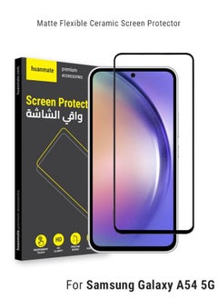 Buy Premium Matte Ceramic Screen Protector For Samsung Galaxy A54 5G Black/Clear in Saudi Arabia