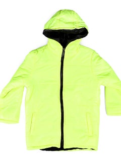 Buy Funky Neon Green Hooded Bomber Jacket in Egypt