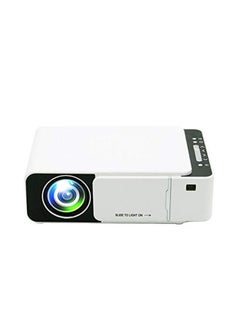 Buy T5 Portable Mini Projector 3D MIRACAST Projector Home Theater HD Mini Portable Projector Family Children's Smart Phone Led Portable Projector in UAE
