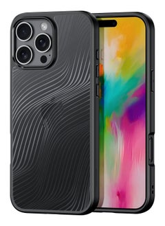 Buy DUX DUCIS Aimo Series Cover for the iPhone 16 Pro Max mobile phone slim, transparent matte cover made of TPU, polycarbonate, polypropylene, silicone - Black in Egypt