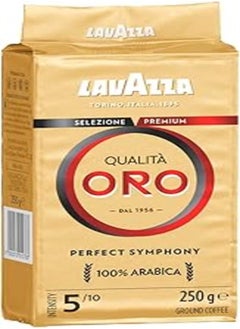 Buy Lavazza Qualita Oro Grounded Coffee Blend, 100% Arabica Medium Roast, 250 grams in Egypt