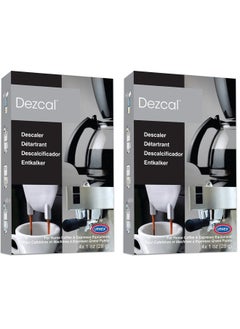 اشتري Urnex Dezcal Home Activated Descaler For Home Coffee & Espresso Equipt 2 boxes  each containing 4  1 oz Packets في الامارات