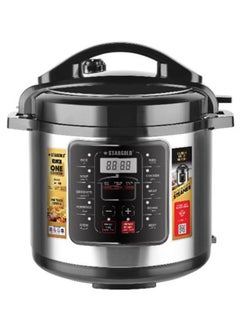 Buy Digital Electric Pressure Cooker Stainless Steel Body Touch Programmable 10L Capacity 1600 Watts in Saudi Arabia