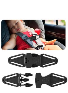 Buy Car Seat Strap Anti Escape, 2 Pack Baby Harness Chest Clip, Safety Belt Clip Buckle for Baby & Toddler, Prevent Children/Kids Taking Their Arms Out of Child Car Seat/High Chairs/Strollers/Baby Reins in UAE