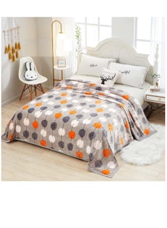 Buy 1 Piece Double Size Super Soft Fleece Blanket in UAE
