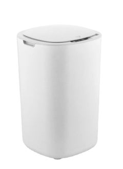 Buy Automatic Dustbin Smart Trash Can Motion Infrared Sensor with Lid 12 Liters for Bathroom Bedroom Office Home in UAE