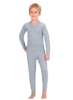 Buy Boys Cotton Interlock Thermal Full Body 2pc Set in UAE