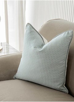 Buy Cushion Damian Bianca (with filler) Pillow Knot Home Cover Set for Modern Sofa Contemporary Living Room Bedroom and Office Soft Washable in UAE