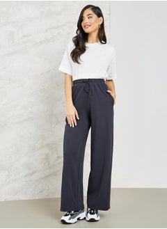 Buy Wide Leg Jogger with Side Pocket in Saudi Arabia