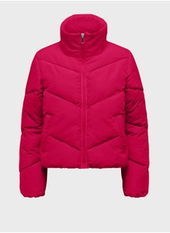 Buy High Neck Puffer Jacket in UAE