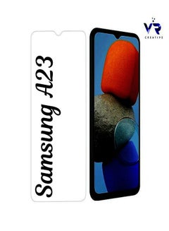 Buy Tempered Glass Screen Protector For Samsung A23 - Clear in UAE