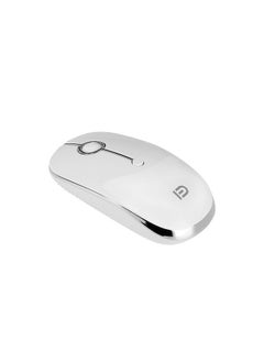 اشتري i331D 3 Mode 2000DPI Rechargeable Adjustable Mouse Wireless Mice with 2.4G USB Type C BT 4.0 White في الامارات