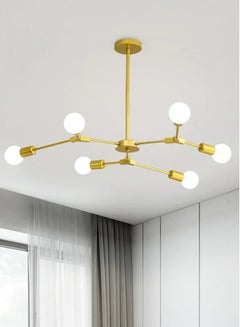 Buy LED Chandelier E27 6 Lights with Adjustable Light Arms in Saudi Arabia