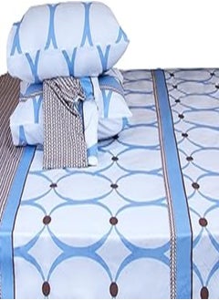 Buy Family Bed 185 stick Bed sheet Cotton 3 pieces size 120 x 200 cm in Egypt