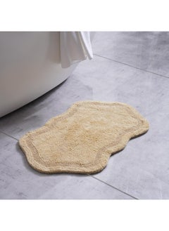 Buy Culver Reversible Tufted Bathmat 50X80cm - Taupe in UAE