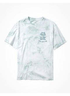 Buy AE Super Soft Tie-Dye Logo Graphic T-Shirt in Saudi Arabia