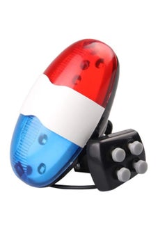 اشتري Practical Bicycle Police Front Light Warning Siren Cycling Electric Horn Bell With 6 LED في السعودية