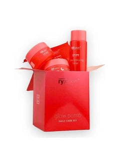 Buy Ryx Skin Glow Bomb Daily Care Kit - Restoring Soap, Restoring Toner, Restoring Morning and Evening Cream in UAE